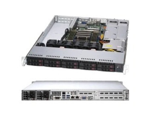 [Сервер] Supermicro AS-1114S-WTRT Серверная платформа Supermicro A+ Server 1U Single AMD EPYC™ 7002 Series Processor (8 DIMM DDR4, 10 Hot-swap 2.5