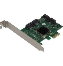 ORIENT M9215S  PCI-Ex v2.0, SATA3.0 6Gb/s, 4int port, поддержка HDD до 8TB, Marvell 88SE9215 chipset