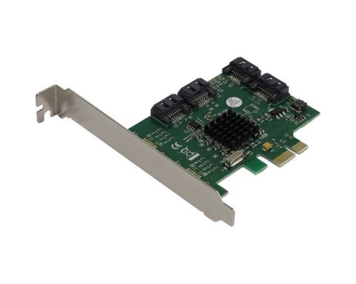 [Контроллер] ORIENT M9215S  PCI-Ex v2.0, SATA3.0 6Gb/s, 4int port, поддержка HDD до 8TB, Marvell 88SE9215 chipset