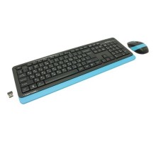 Клавиатура + мышь A4Tech Fstyler FG1010 клав:черный/синий мышь:черный/синий USB беспроводная Multimedia