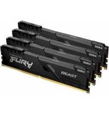 Kingston DRAM 32GB 3200MHz DDR4 CL16 DIMM (Kit 4x8Gb) FURY Beast Black KF432C16BBK4/32