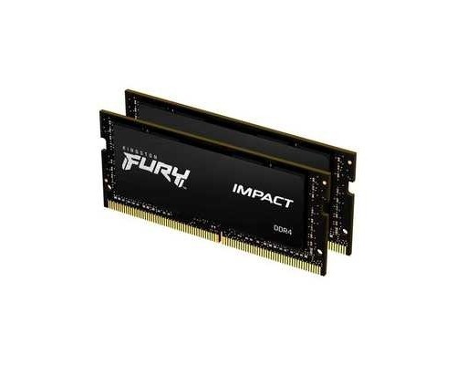 [Модуль памяти] Kingston DRAM 16GB 3200MHz DDR4 CL20 SODIMM (Kit 2x8Gb) FURY Impact KF432S20IBK2/16