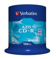 Verbatim Диски CD-R 700Mb 52x Cake Box (100шт) (43430)