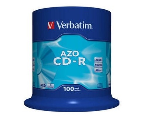 [Диск] Verbatim Диски CD-R 700Mb 52x Cake Box (100шт) (43430)