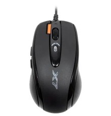 Мышь игровая A4Tech X-718BK , черный , оптическая, 3000dpi , USB, 6 кнопок, RTL {20} (758994/94398)