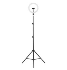 Camelion KD-810F  C02 LED(свет-к кольцев. 10 Вт, подставка для смартфона, напольн.на штативе)