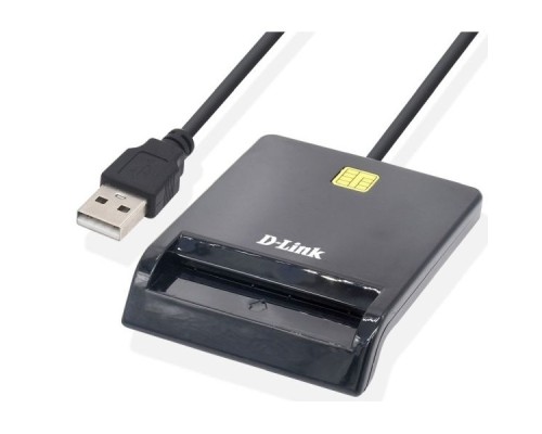 [Сетевое оборудование] D-Link DCR-100/B1A USB-считыватель контактных смарт-карт