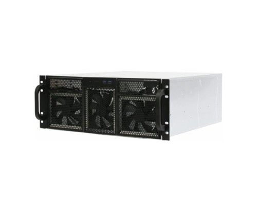 [Корпус] Procase RE411-D2H15-FE-65 Корпус 4U server case,2x5.25+15HDD,черный,без блока питания,глубина 650мм,MB EATX 12