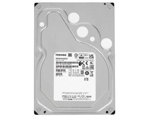 [Жесткий диск] 8TB Toshiba HDD Server (MG08ADA800E) {SATA-III, 7200 rpm, 256Mb buffer, 3.5