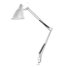 Camelion KD-335  C01  белый (Свет-к настольн.с метал. струбциной, 230V, 40W, E27)