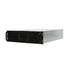 Procase RE306-D6H4-C-48 Корпус 3U server case,6x5.25+4HDD,черный,без блока питания,глубина 480мм,MB CEB 12
