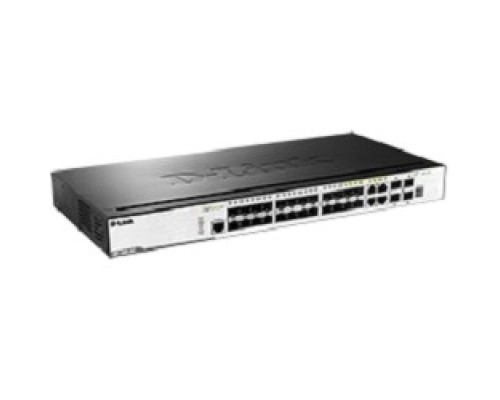 [Сетевое оборудование] D-Link DGS-3000-28SC/DC/A1A Управляемый L2 коммутатор, стек, 20x1000Base-X SFP, 4x10GBase-X SFP+, 4xCombo 1000Base-T/SFP, БП DC