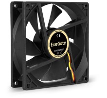 Exegate EX288926RUS Вентилятор ExeGate EX09225B3P (92x92x25 мм, 2-Ball (двойной шарикоподшипник), 3pin, 2100RPM, 27dBA)