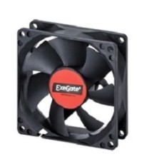 Exegate EX288997RUS Вентилятор 220В ExeGate EX08025BAL (80x80x25 мм, 2-Ball (двойной шарикоподшипник), подводящий провод 30 см, 2600RPM, 32dBA)