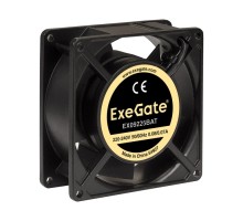 Exegate EX289004RUS Вентилятор 220В ExeGate EX09225BAT (92x92x25 мм, 2-Ball (двойной шарикоподшипник), клеммы, 2600RPM, 35dBA)