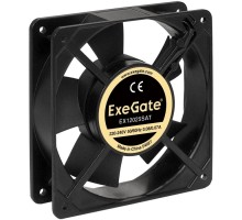 Exegate EX289016RUS Вентилятор 220В ExeGate EX12025SAT (120x120x25 мм, Sleeve bearing (подшипник скольжения), клеммы, 2100RPM, 32dBA)