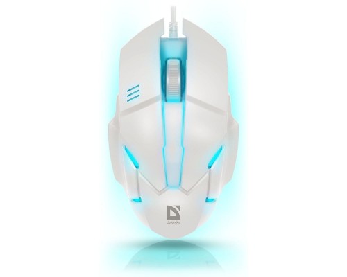 [Мышь] Defender Host MB-982 [52983] { Проводная оптическая мышь, 7 цветов,1000 dpi, белый  }