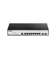 D-Link DGS-1210-10/ME/B2A Управляемый L2 коммутатор с 8 портами 10/100/1000Base-T и 2 портами 1000Base-X SFP