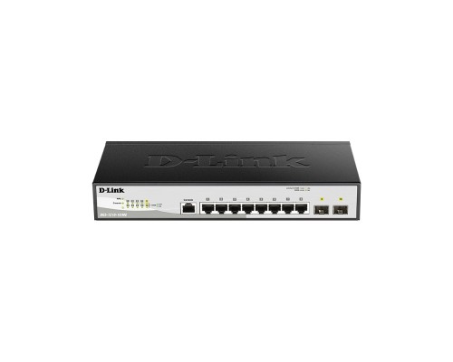 [Сетевое оборудование] D-Link DGS-1210-10/ME/B2A Управляемый L2 коммутатор с 8 портами 10/100/1000Base-T и 2 портами 1000Base-X SFP
