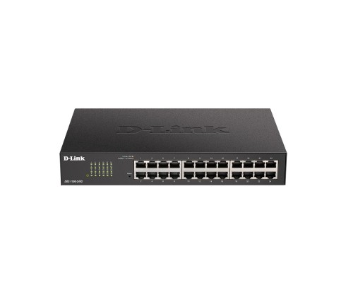 [Сетевое оборудование] D-Link DGS-1100-24V2/A2A Настраиваемый L2 коммутатор c 24 портами 10/100/1000Base-T