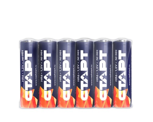 [Аккумулятор] СТАРТ HR6 AA 2300mah NIMH-SH6 42/504 (6 шт. в уп-ке)