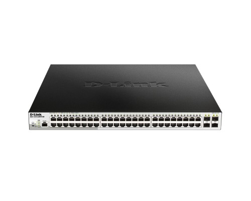 [Сетевое оборудование] D-Link DGS-1210-52MPP/ME/B3A PROJ Управляемый L2 коммутатор с 48 портами 10/100/1000Base-T и 4 портами 1000Base-X SFP (48 портов PoE 802.3af/at, PoE-бюджет 740 Вт)