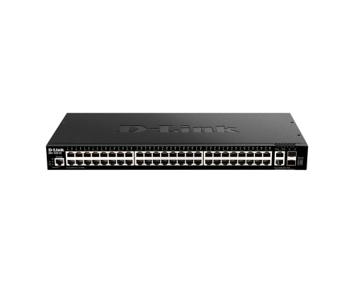 [Сетевое оборудование] D-Link DGS-1520-52/A1A Управляемый L3 стекируемый коммутатор с 48 портами 10/100/1000Base-T, 2 портами 10GBase-T и 2 портами 10GBase-X SFP+