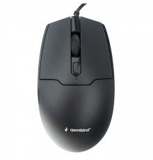 Gembird MOP-430 черный, USB, {проводной, 3кл+колесо-кнопка, 1000/1600 DPI, 1,5 м}