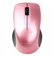 Gembird MUSW-370 {Мышь беспроводная, розовый, 2.4ГГц, 2кн+колесо-мышка, 1000 DPI, оптический} 