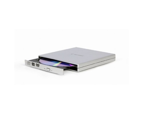 [Устройство чтения-записи] USB 2.0 Gembird DVD-USB-02-SV пластик, серебро 