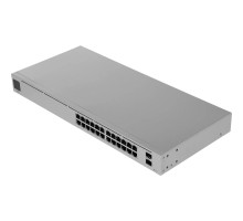 UBIQUITI USW-24-POE PoE-коммутатор в стойку, 24х 1G RJ45, 2х SFP, раздача 95 Вт