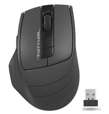A-4Tech Мышь Fstyler FG30S серый оптическая (2000dpi) silent беспроводная USB (6but) [1204070]