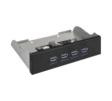 Exegate EX289290RUS Планка USB на переднюю панель ExeGate U5H-625, 5,25