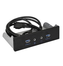 Exegate EX289291RUS Планка USB на переднюю панель ExeGate U5H-627, 5,25