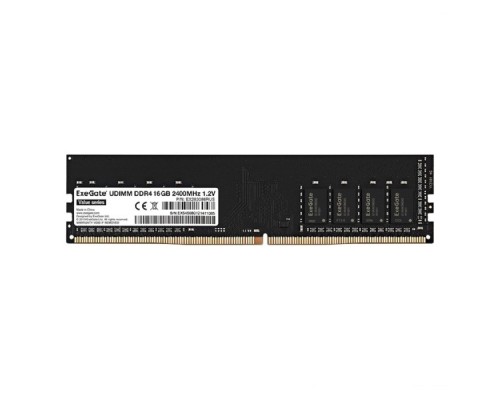 [Модуль памяти] Exegate EX283086RUS Модуль памяти ExeGate Value DIMM DDR4 16GB <PC4-19200> 2400MHz