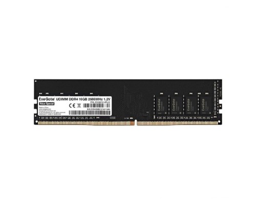 [Модуль памяти] Exegate EX287014RUS Модуль памяти ExeGate Value Special DIMM DDR4 16GB <PC4-21300> 2666MHz