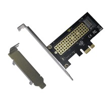 ORIENT C302E, Переходник PCI-Ex1->M.2 M-key NVMe SSD, тип 2230/2242/2260/2280, 2 планки крепления в комплекте (31152)