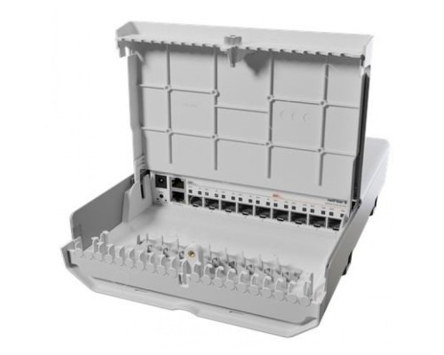 [Сетевое оборудование] MikroTik CRS310-1G-5S-4S+OUT Коммутатор уличный, оптический 1*1Gbit Rj45, 5*1Gbit SFP, 4*10Gbit SFP+