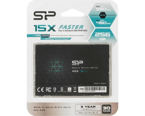 [накопитель] Silicon Power SSD 256Gb A55 SP256GBSS3A55S25 2.5