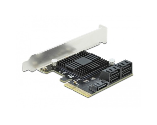 [Контроллер] ORIENT J585S5, Контроллер PCI-Ex4 v3.0, SATA3.0 6Gb/s, 5-port int, JMicron JMB585 chipset, oem