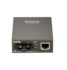D-Link DMC-F60SC/B1A Медиаконвертер с 1 портом 10/100Base-TX и 1 портом 100Base-FX с разъемом SC для одномодового оптического кабеля (до 60 км) 