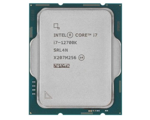 [Процессор] CPU Intel Core i7-12700K Alder Lake OEM {3.6 ГГц/ 4.9 ГГц в режиме Turbo, 25MB, Intel UHD Graphics 770, LGA1700}