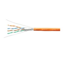 Exegate EX289280RUS Кабель ExeGate FUTP4-C5e-CU-S24-IN-LSZH-OR-305 FTP 4 пары кат.5e медь, 24AWG, экран, бухта 305м, оранжевый, LSZH