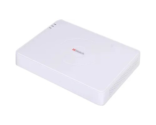 [Видеорегистраторы] HiWatch DS-N208P(C) IP-видеорегистратор 8-ми канальный c 8-ю PoE интерфейсами Видеовход: 8 IP 4Мп; Аудиовход: 1 канал RCA; Видеовыход: 1 VGA и 1 HDMI до 1080Р; Аудиовыход; 
