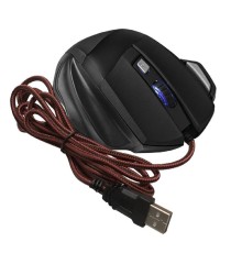 Exegate EX289487RUS Мышь ExeGate Gaming Standard Laser GML-793 (USB, лазерная, 800/1600/2400/3200dpi, 7 кнопок и колесо прокрутки, балансировочные грузики 36г, длина кабеля 1,5м, черная, Color box)