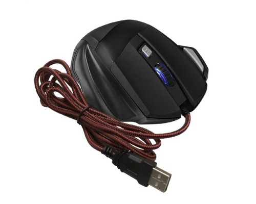 [Мыши] Exegate EX289487RUS Мышь ExeGate Gaming Standard Laser GML-793 (USB, лазерная, 800/1600/2400/3200dpi, 7 кнопок и колесо прокрутки, балансировочные грузики 36г, длина кабеля 1,5м, черная, Color box)
