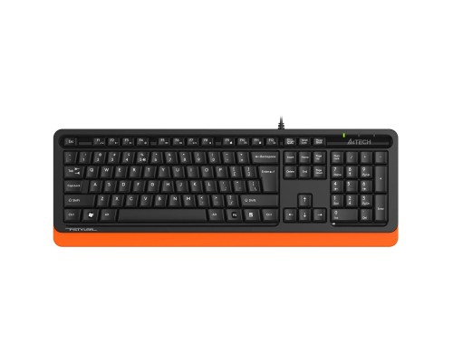 [Клавиатура] Клавиатура A4Tech Fstyler FKS10 черный/оранжевый USB [1530190]