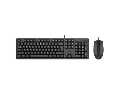 [Клавиатура] Клавиатура + мышь A4Tech KK-3330S клав:черный мышь:черный USB [1530250]