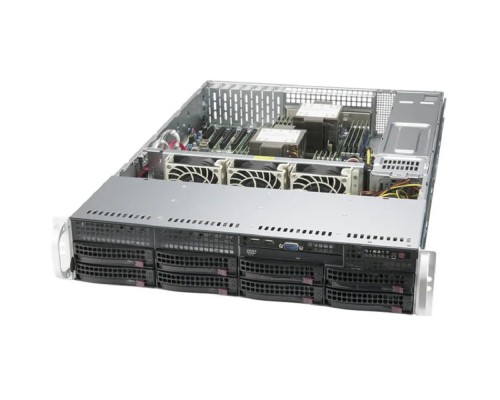 [Сервер] Supermicro SYS-620P-TRT Серверная платформа (2U, 2 x LGA4189, Intel C621A, 16 x DDR4, 8 x 3.5