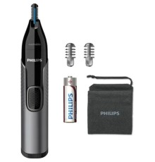 PHILIPS NT3650/16  Триммер ,2насадки, черный/серый